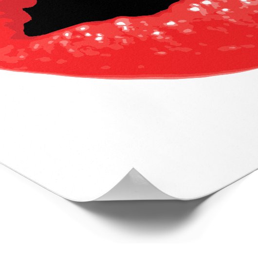 Batman Valentijn | Bat Lips Poster (Hoek)