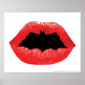Batman Valentijn | Bat Lips Poster (Voorkant)