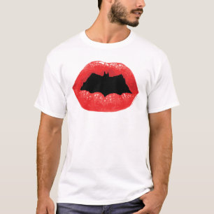 Batman Valentijn   Bat Lips T-shirt