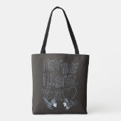 Batman Valentijn |Catwoman - Ik zal je hart laten  Tote Bag (Achterkant)