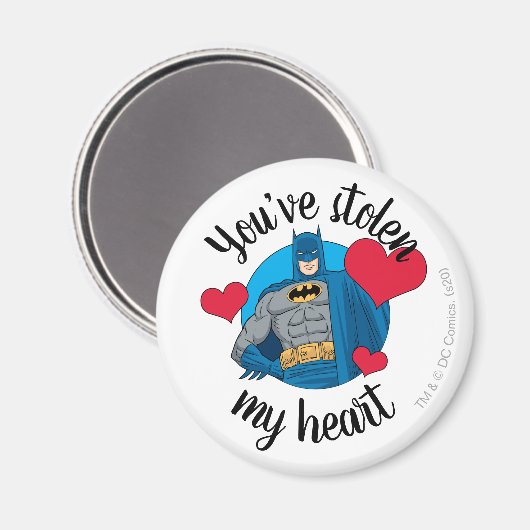 Batman Valentijn | Je hebt mijn hart gestolen Magneet (Voorkant / Achterkant)
