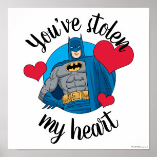 Batman Valentijn Je hebt mijn hart gestolen Poster