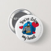 Batman Valentijn | Je hebt mijn hart gestolen Ronde Button 5,7 Cm (Voorkant /achterkant)