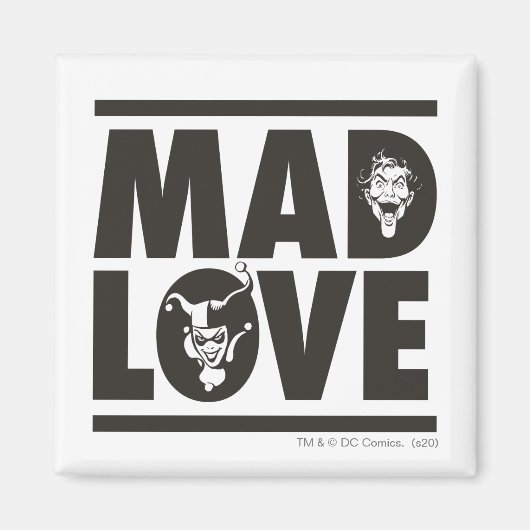 Batman Valentijn | Joker & Harley - Mad Love Magneet