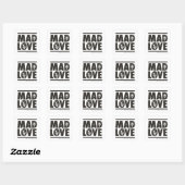 Batman Valentijn | Joker & Harley - Mad Love Vierkante Sticker (Vel)