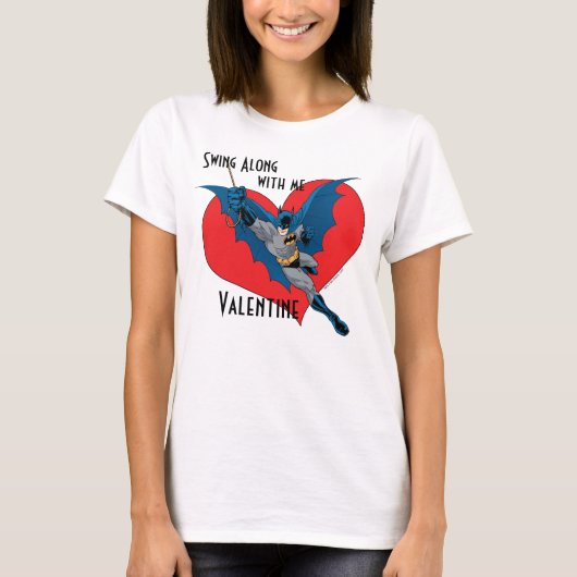 Batman Valentijn | Nauw samen met mij T-shirt (Voorkant)