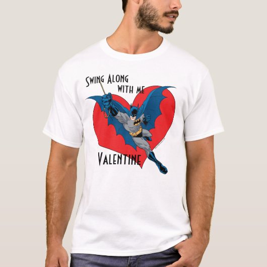 Batman Valentijn | Nauw samen met mij T-shirt (Voorkant)