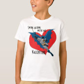 Batman Valentijn | Nauw samen met mij T-shirt (Voorkant)