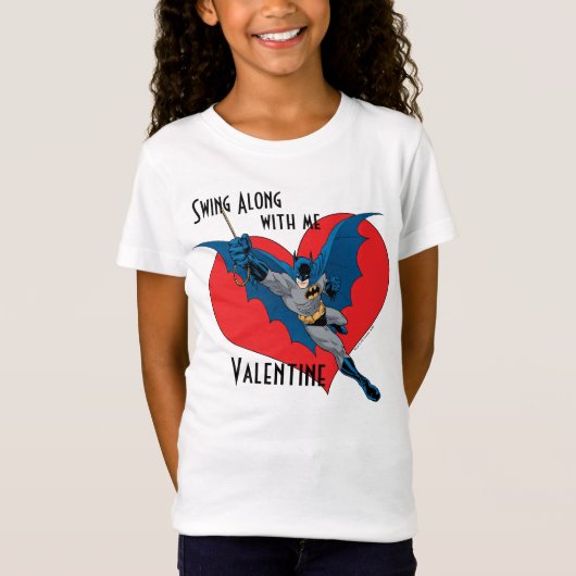 Batman Valentijn | Nauw samen met mij T-shirt (Voorkant)