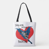 Batman Valentijn | Nauw samen met mij Tote Bag (Achterkant)
