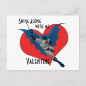 Batman Valentijn| Samen met mij zingen Feestdagenkaart (Voorkant)