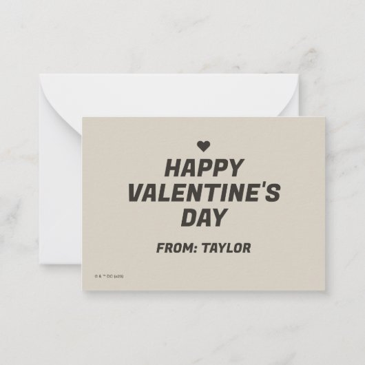 Batman Valentine | Catwoman - Jij bent poes-pect Notitiekaartje (Achterkant)