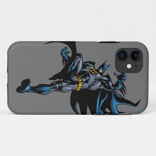 Batman valt neer Case-Mate iPhone case (Achterkant (horizontaal))