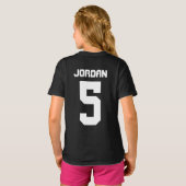 Batman | Verjaardag Meisje - Naam & Leeftijd T-shirt (Achterkant volledig)