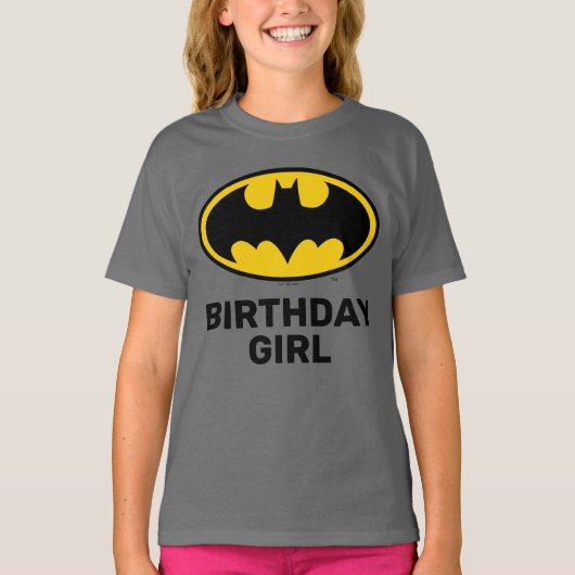 Batman | Verjaardag Meisje T-shirt (Voorkant)