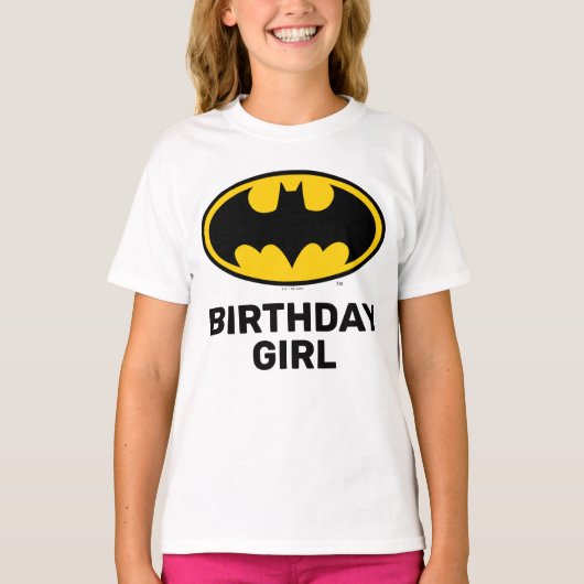 Batman | Verjaardag Meisje T-shirt (Voorkant)