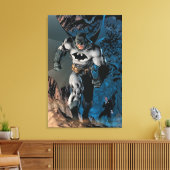 Batman verlaat Bat Cave Canvas Afdruk (Insitu (Woonkamer))