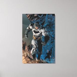 Batman verlaat Bat Cave Canvas Afdruk