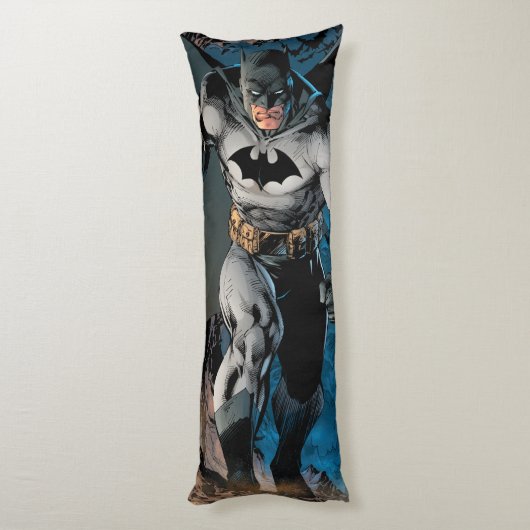 Batman verlaat Bat Cave Lichaamskussen (Achterkant (Verticaal))