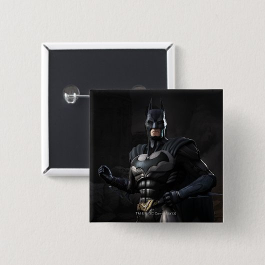 Batman Vierkante Button 5,1 Cm (Voorkant /achterkant)