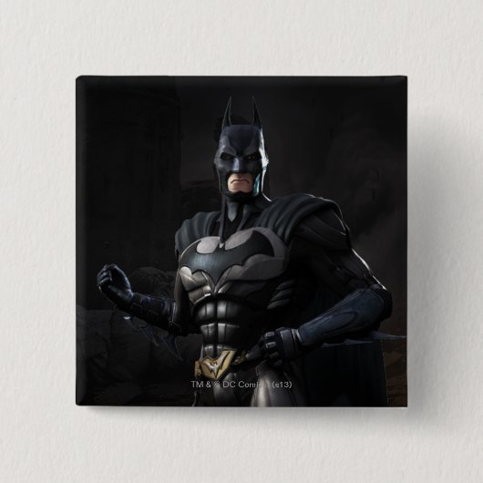 Batman Vierkante Button 5,1 Cm (Voorkant)