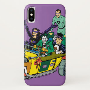 Batman Villains in Jokermobile Case-Mate iPhone Case