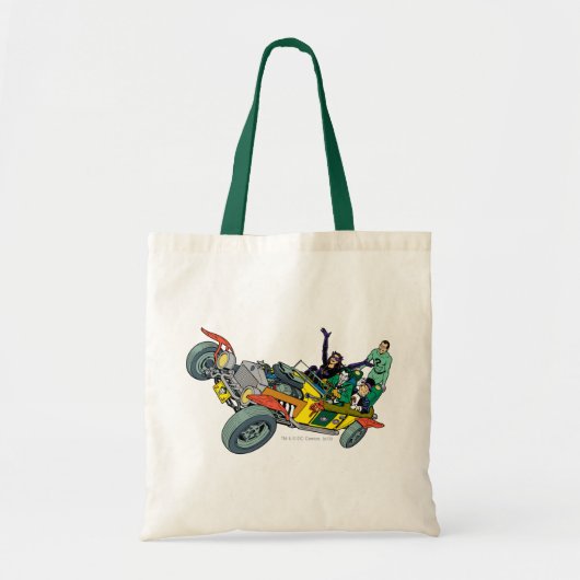 Batman Villains in Jokermobile Tote Bag (Voorkant)