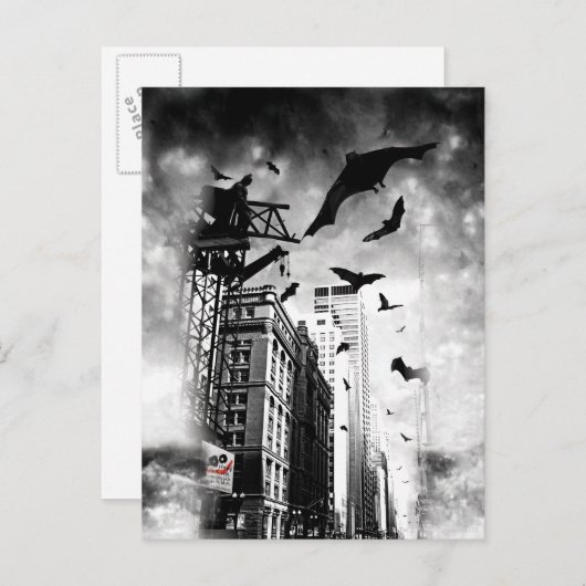 Batman | Vleermuizen door Gotham Briefkaart (Voorkant / Achterkant)