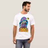 Batman vliegt door de nacht t-shirt (Voorkant volledig)