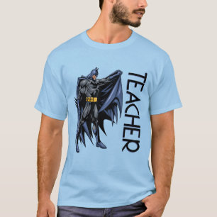 Batman Volledige Kleur Zij Leraar T-shirt