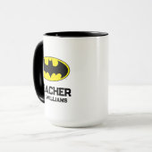 Batman Volledige Kleur Zijkant Leraar Mok (Voorkant links)
