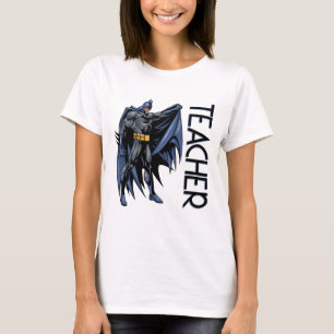 Batman Volledige Kleur Zijkant Leraar T-shirt