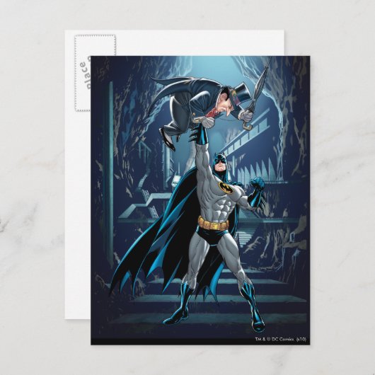 Batman vs. Penguin Briefkaart (Voorkant / Achterkant)