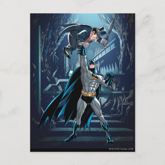 Batman vs. Penguin Briefkaart (Voorkant)