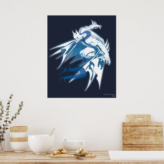 Batman Water Tonal Collage Poster (Keuken)