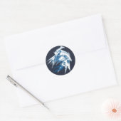 Batman Water Tonal Collage Ronde Sticker (Envelop)