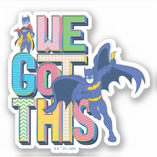 Batman | We hebben dit. Sticker (Voorkant)