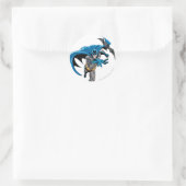 Batman werit batarang ronde sticker (Tas)