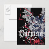 Batman Wing Collage Briefkaart (Voorkant / Achterkant)