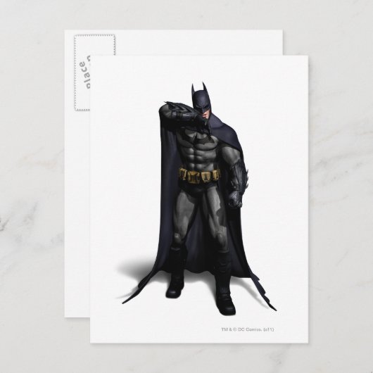 Batman wipt zijn rij briefkaart (Voorkant / Achterkant)