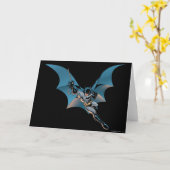 Batman zaait in actie kaart (Gele Bloem)