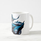 Batman zwaait over koffiemok (Voorkant rechts)