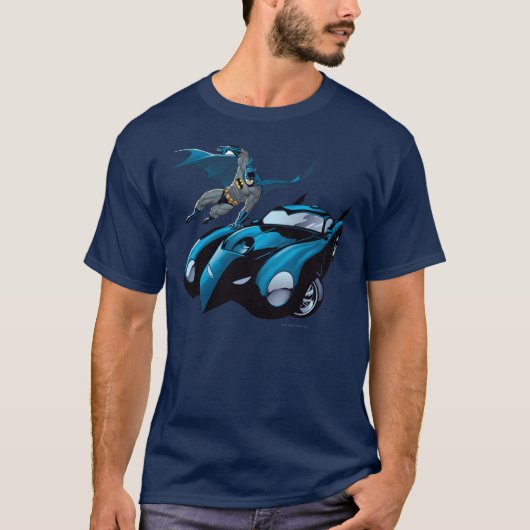 Batman zwaait over t-shirt (Voorkant)