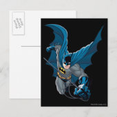 Batman zwaait vanuit touw briefkaart (Voorkant / Achterkant)