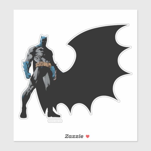 Batman - Zwarte cape Sticker (Vel)