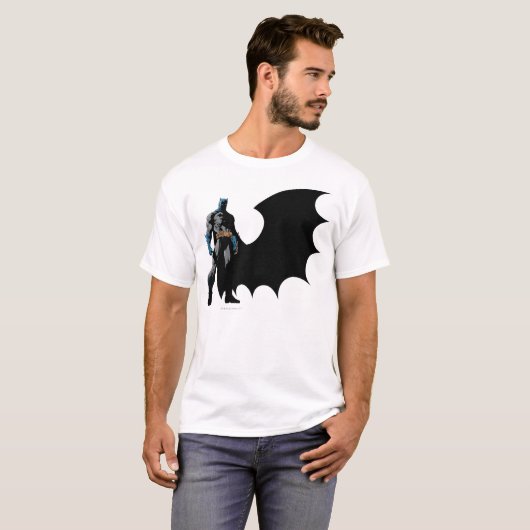 Batman - Zwarte cape T-shirt (Voorkant volledig)