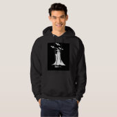 Batman zwarte hoodie  (Voorkant volledig)