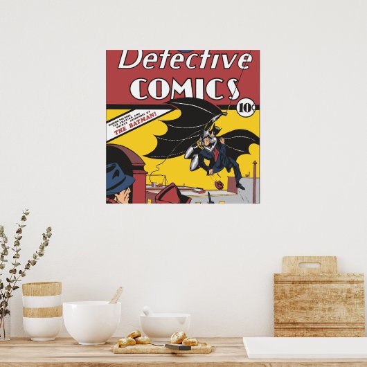 Batman's eerste verschijning poster (Keuken)