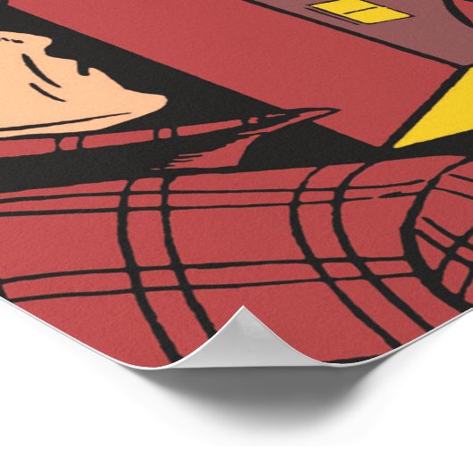 Batman's eerste verschijning Vintage Poster (Hoek)