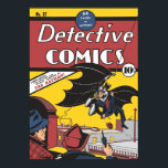 Batman's eerste verschijning Vintage Poster<br><div class="desc">Dit product bevat de zeldzame cover van het stripboek No. 27 "Detective Comics" uit 1939,  dat onlangs verkocht werd voor $1.075.500. Binnen maakt de Batman zijn eerste uiterlijk.</div>